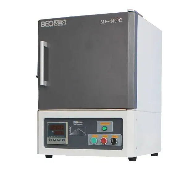 3.4L 1400C  Muffle Furnace Heated by Silicon Carbide Rod Chamber Size 150*150*150mm