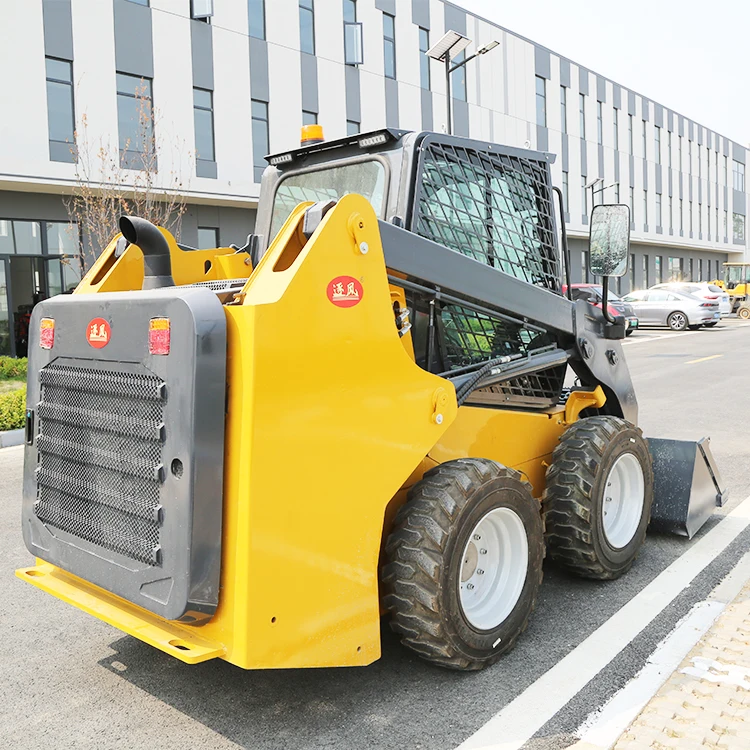 Factory Direct Sale 890 Kg Skid Steer Loader Tire Skid Steer Loader Joystick Wheel Loader