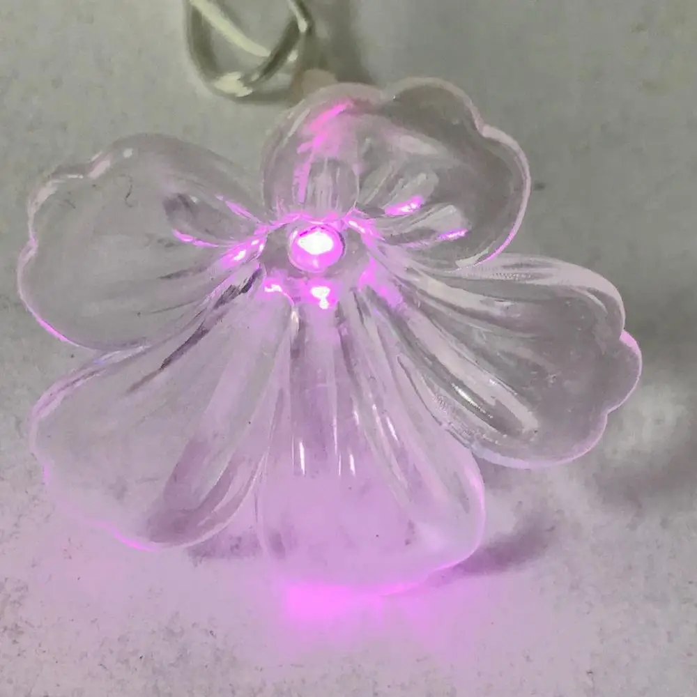 Battery Operated Christmas Artificial Flowers With LED  RGB String Lights Fairy Garden Decorative Lights For Indoor And Outdoor