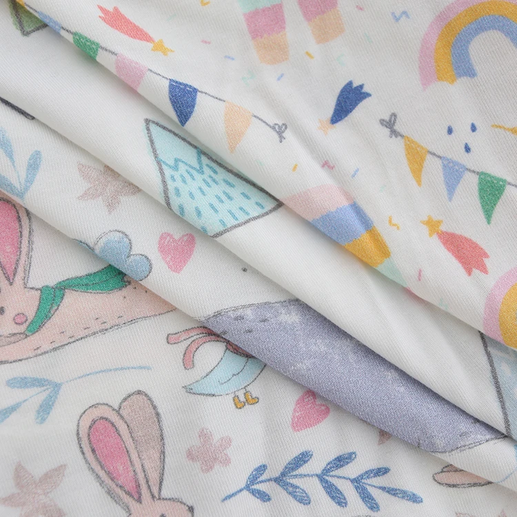 Hot Sales New Design Custom Print Baby Clothes Soft Kids Dress Lovely Bamboo BabyGrils Dress