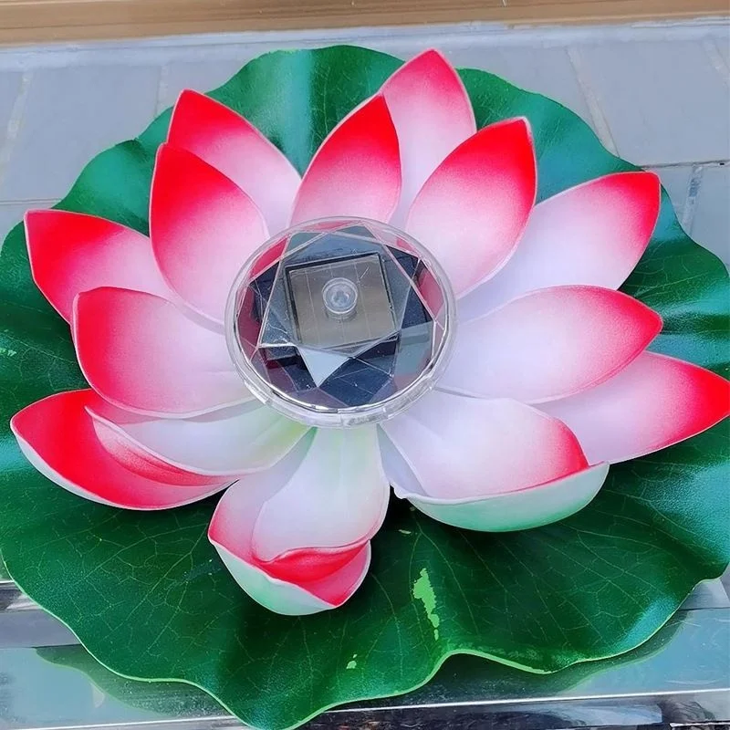 Shingel Lotus Flower Floating Light With Led