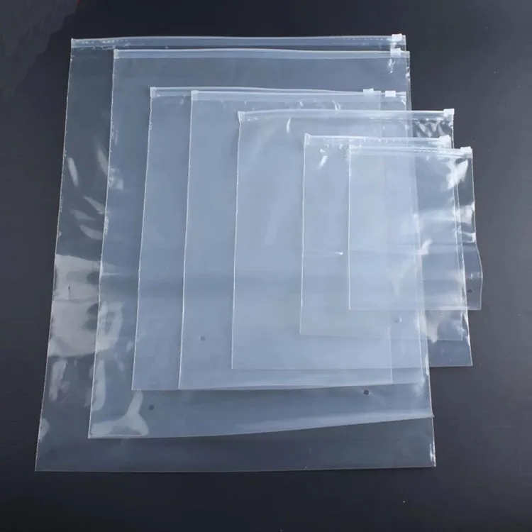 factory price wholesale slider zipper bag custom logo printed zipper bag for clothing