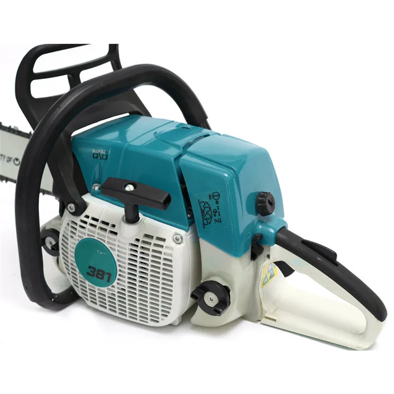 2 stroke single cylinder petrol/gas  381 chainsaws 72cc and bigger powerful and professional gasoline chain saw