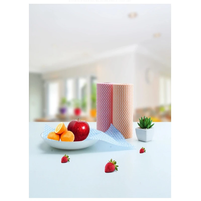  cheap Kitchen towel kitchen Cleaning disposable Towel roll cleaning wiping rags