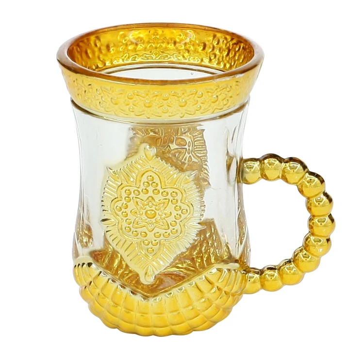 Wholesale Iraq Arabic Style With gold and silver plated Tea And Coffee Cup