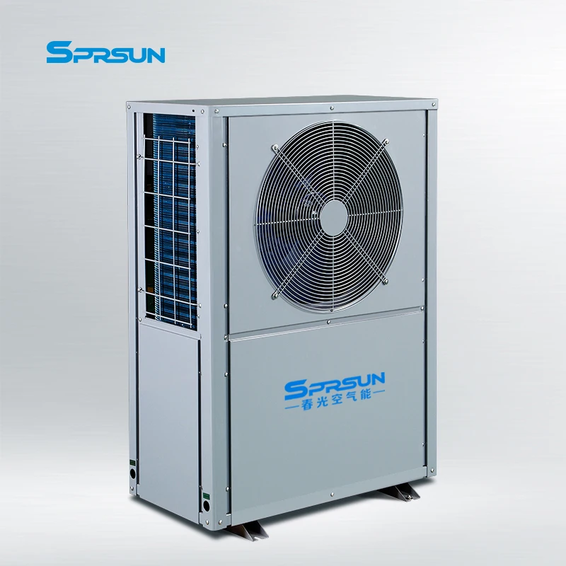 High efficient floor heating and cooling air source heat pump for household or commercial use