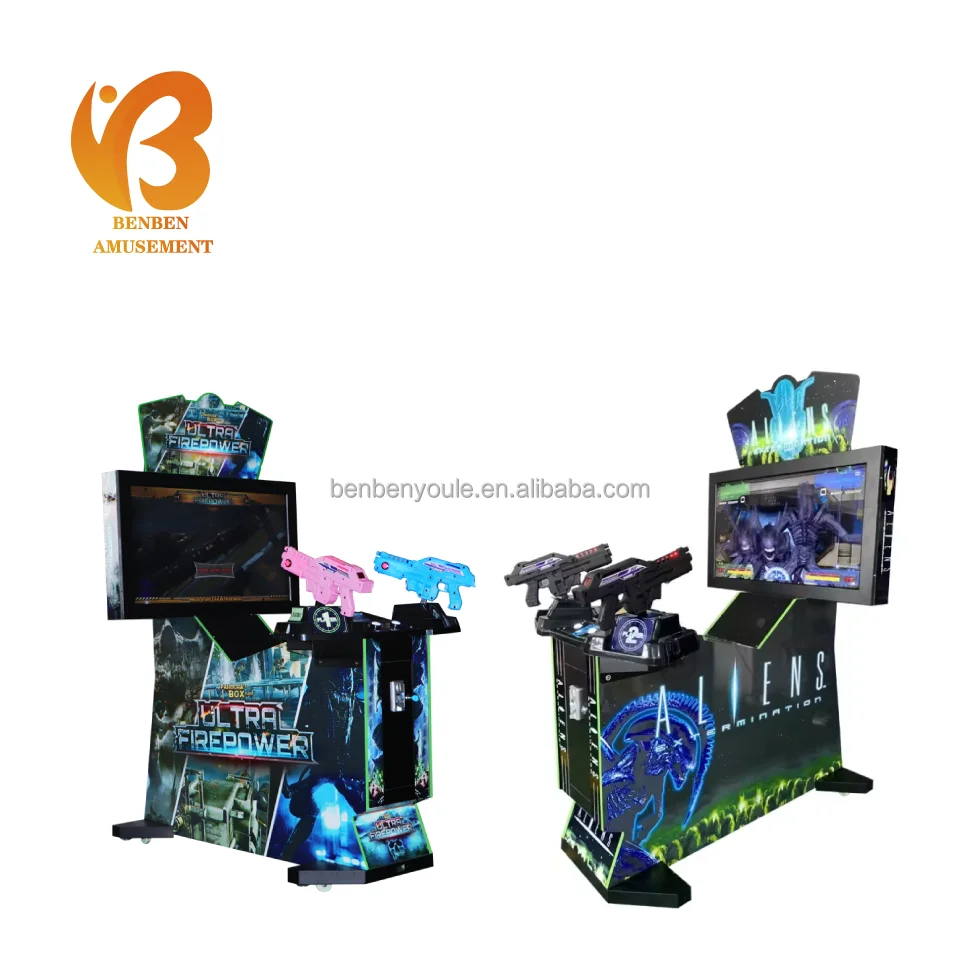 Hot Sale Aliens arcade game machine shooting Extermination House Of The Dead Ultra Firepower 3 In 1 Gun Shooting Simulator