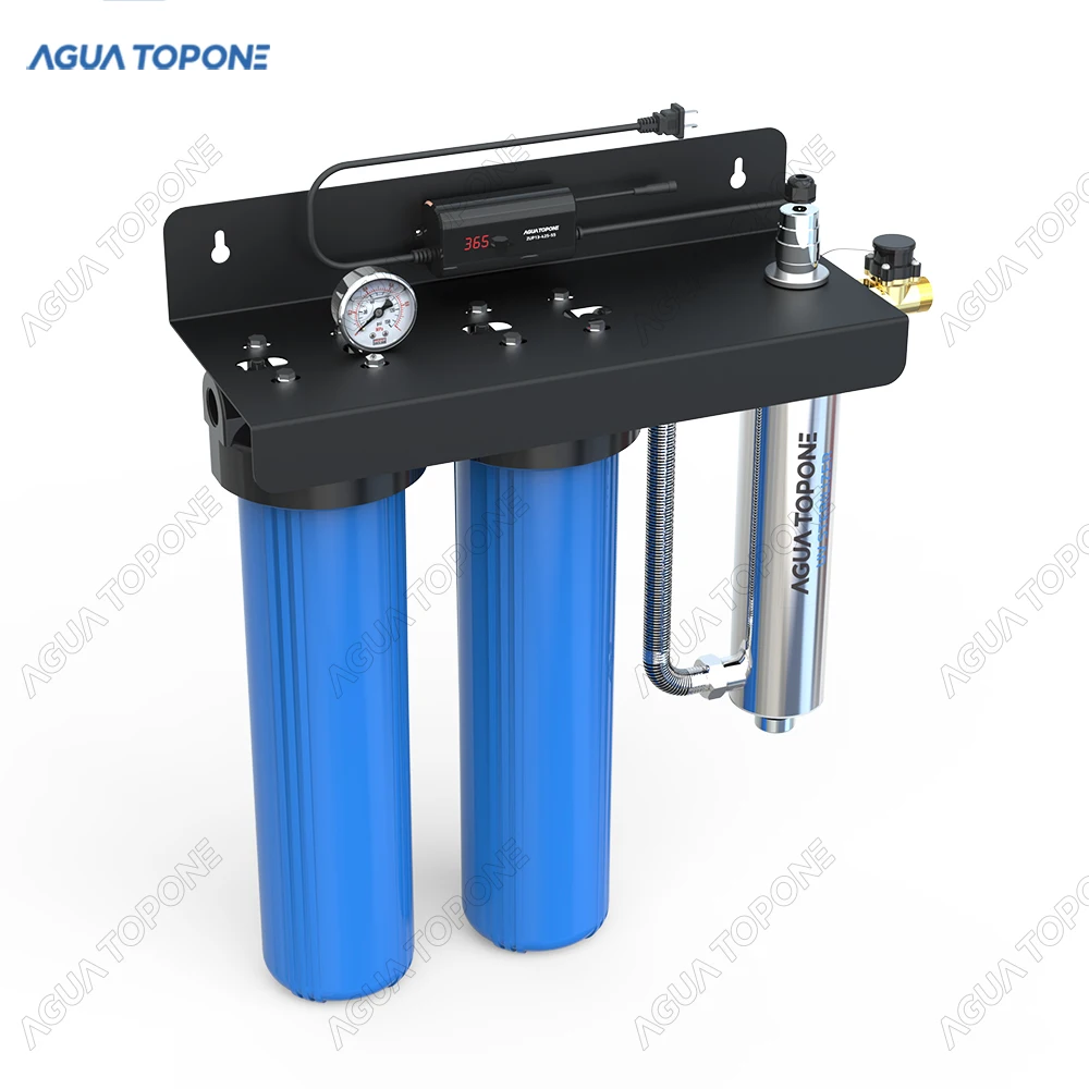 whole house drinking 20' big blue water filter UV water system