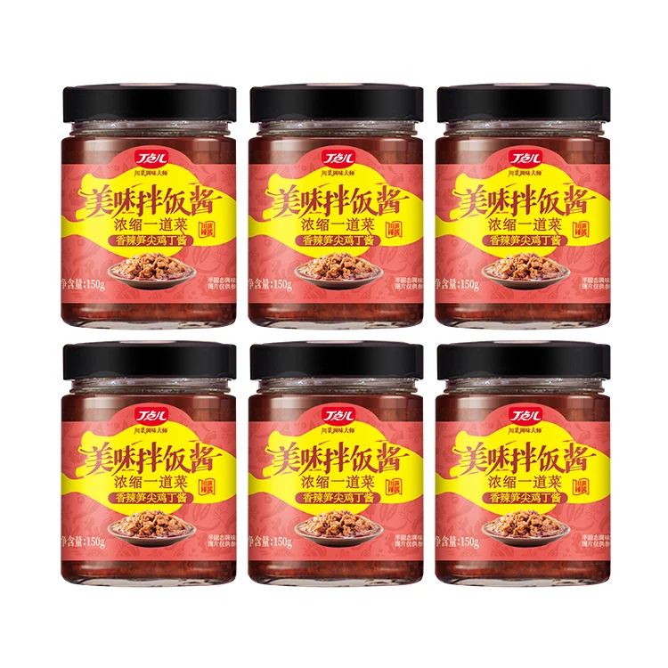 Chinese seasoning sauce noodles hot and spicy chilli chicken sauce