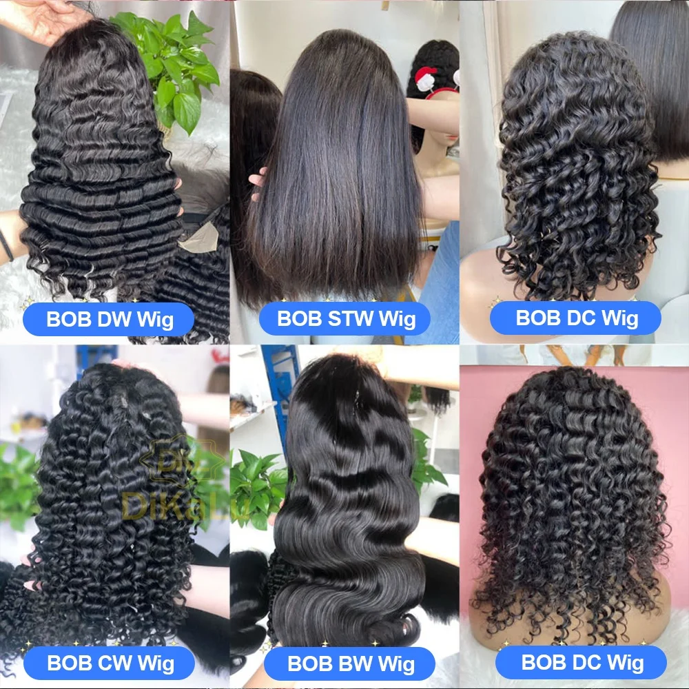 Double Drawn Hd Lace Frontal Short Wig,Cheap Wholesale Custom Peruvian Bob Wigs Lace Front,Virgin Remy Front Lace Wig Human Hair