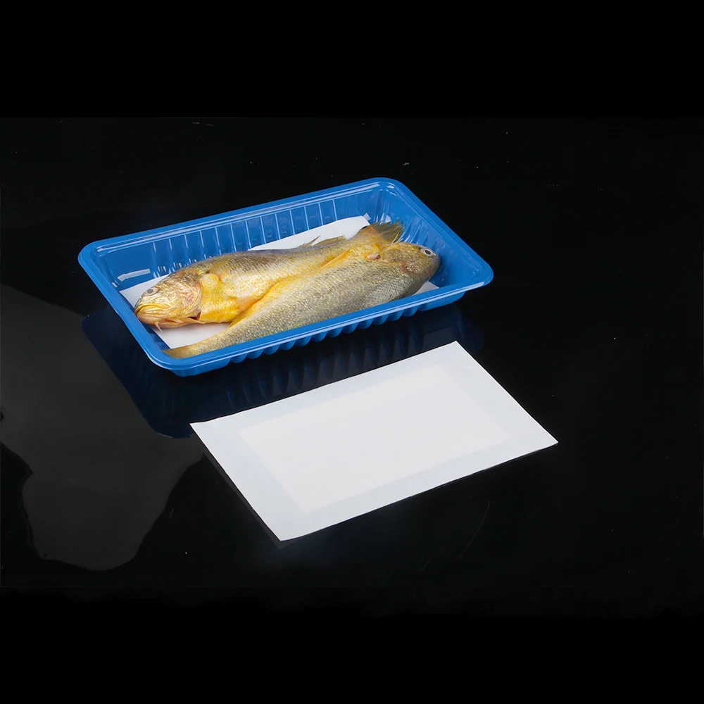 Factory price and high quality meat packaging absorbent pad with SAP for fresh fruit vegetable meat seafood