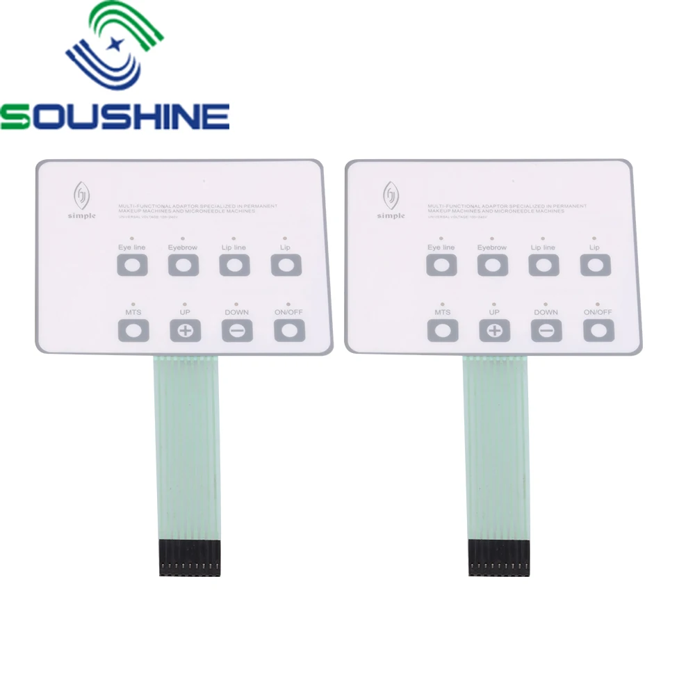 2021 hot sales PC/PMMA overlay Factory Custom Design High-performance Waterproof Membrane switch Keyboard/keycap