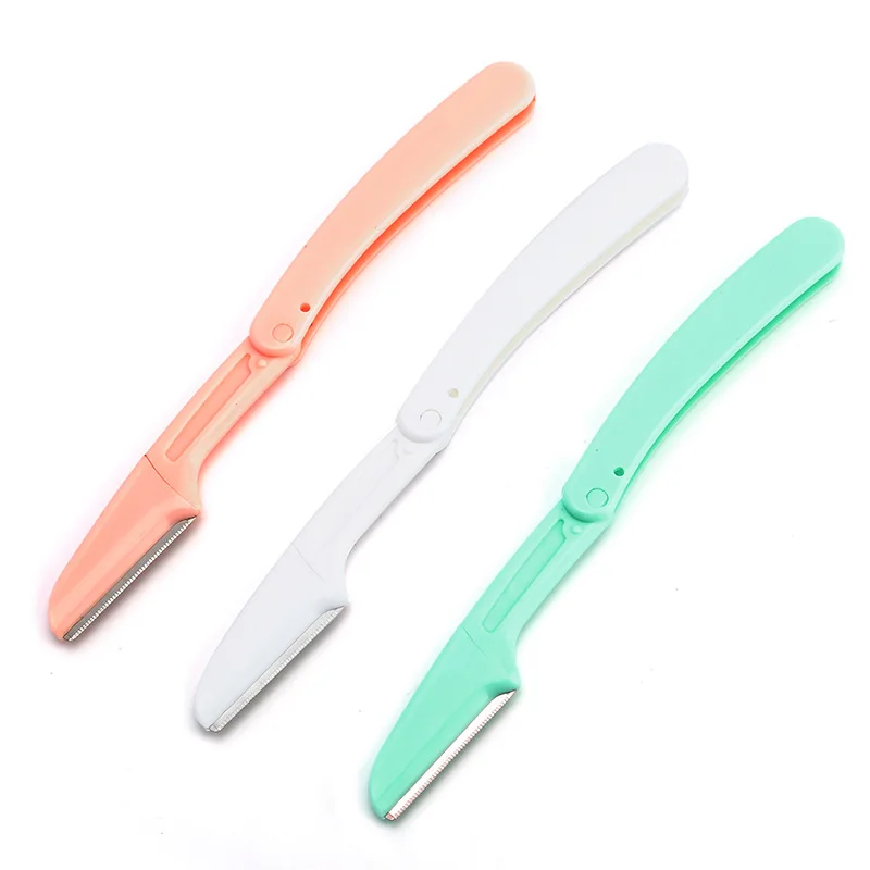 Facial Hair Removal Eyebrow Shaper Shaving Wheat Straw Eyebrow Trimmer Eyebrow Razor Blade Makeup Tool