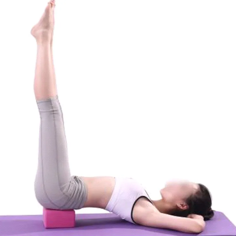 Custom Logo Pilates Yoga Blocks Set Thick Foam Eco Friendly Custom Colour Eva Yoga Blocks