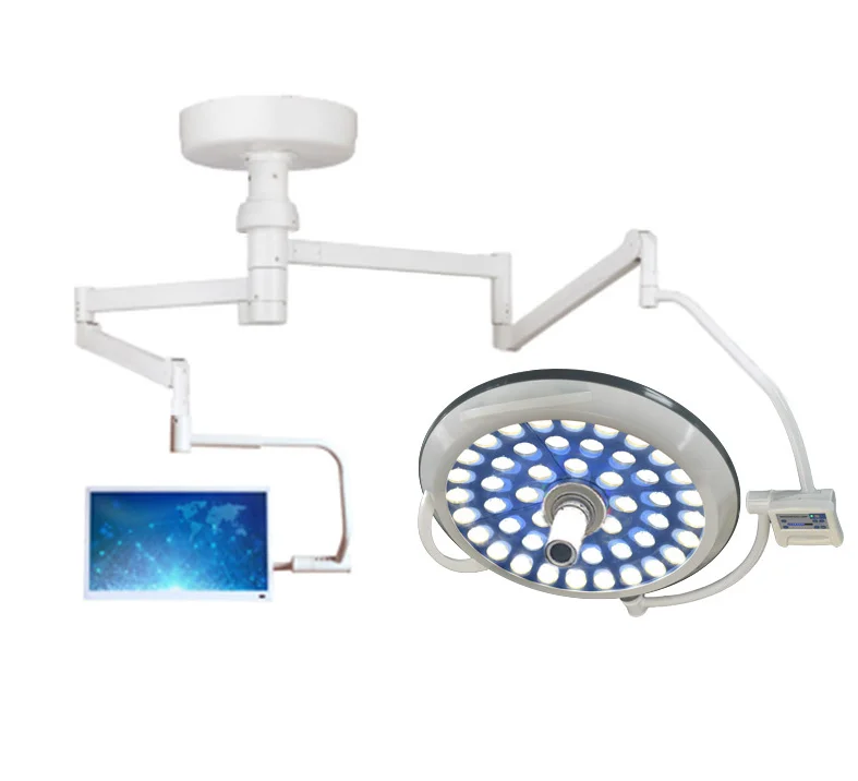 Single dome Ceiling LED surgical light with internal HD camera light surgic lamp  led operating light double dome with camera