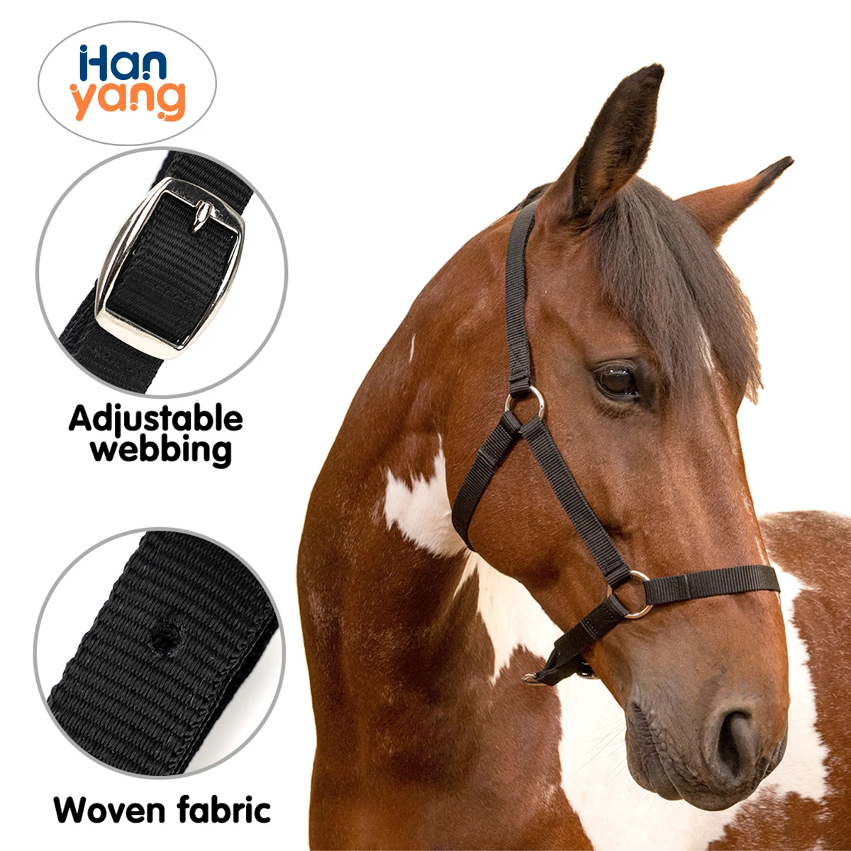 OEM Custom Nylon Horse Halter equipment bridle equine products horse halter turnout horse accessories bridle nylon halter