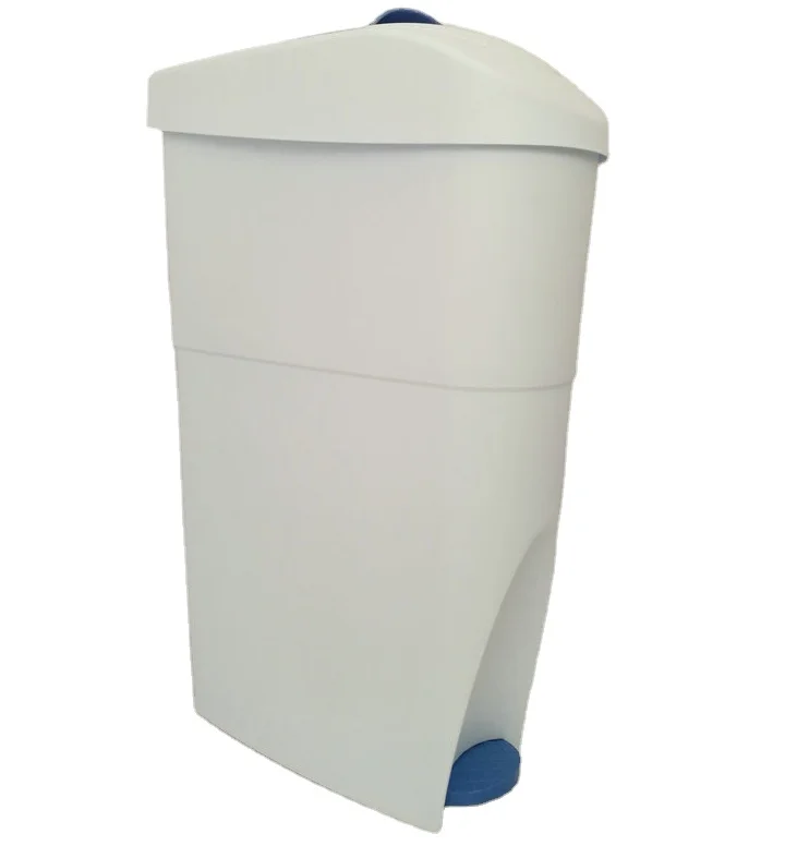 Step Trash Can Wastebasket Garbage Container Sanitary Bin with Lid for Bathroom Kitchen Rubbish Bin