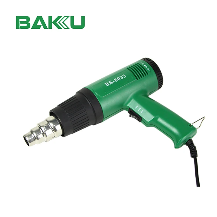 1 Set BK-8033 Hot Air Gun In One Individual Packaging; 1 Set Gross Weight: 1 KG Net Weight: 0.7 KG  Size: 25.5*23.7*8.5 CM ) 20