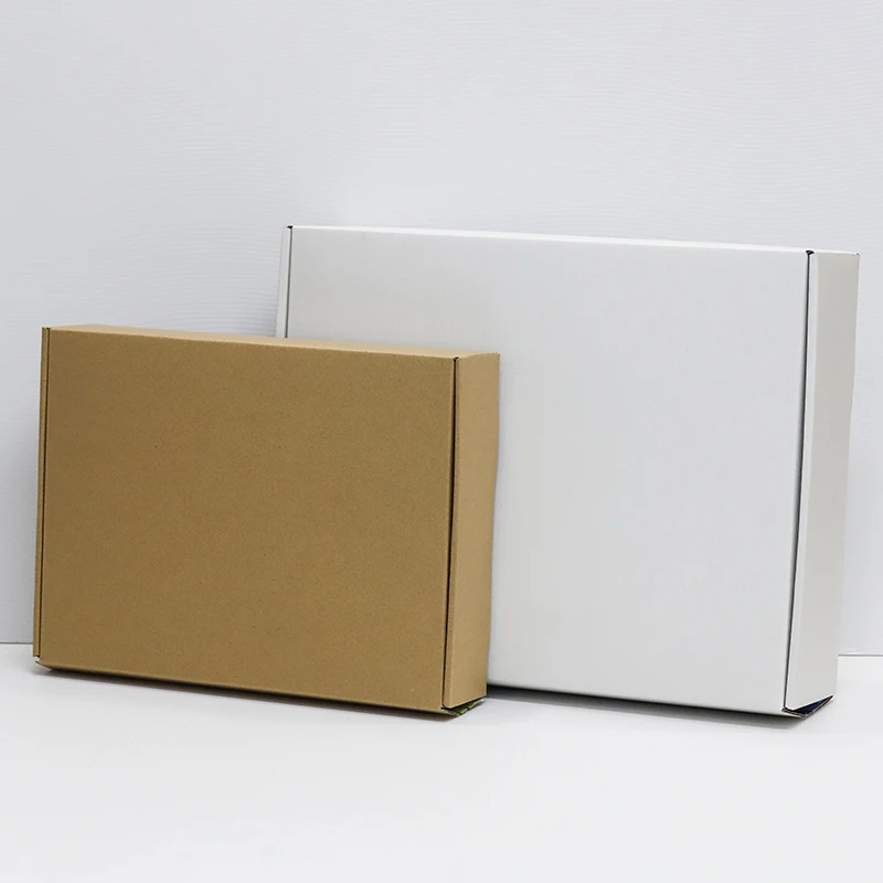 One-step service custom corrugated Self sealing  mailer box self adhesive tear away strips shipping zipper foldable gift box