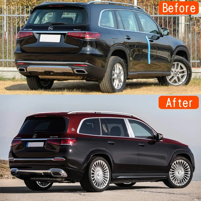 Front&Rear Bumper Grille For GLS upgrade to Maybach  Body Kit  Auto appearance Mercedes Benz GLS WX167 Maybach body kit from