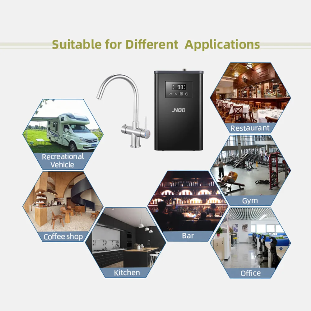 Jnod Manufacturing Smart Home Kitchen Electric Hot and Cold Boiling Water Dispenser Stainless Steel Boiling Water Tap