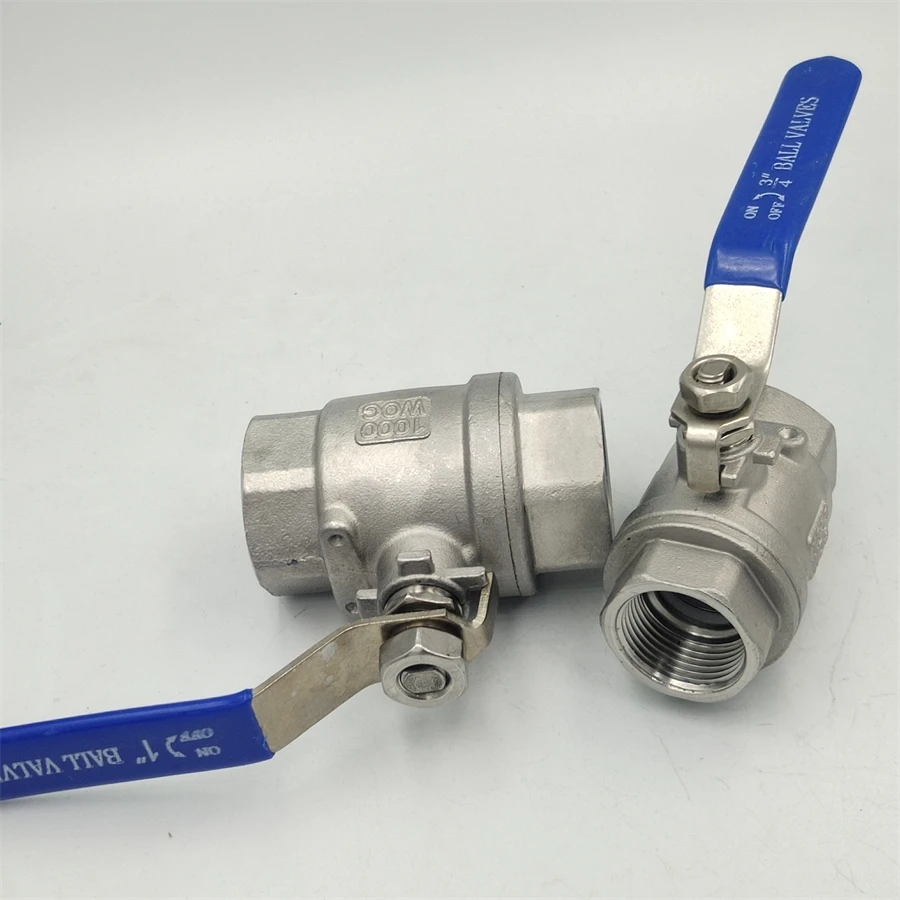 SS304 1 Inch Premium Stainless Steel Full Port Forged Heavy Duty NPT 1000 WOG Ball Valve