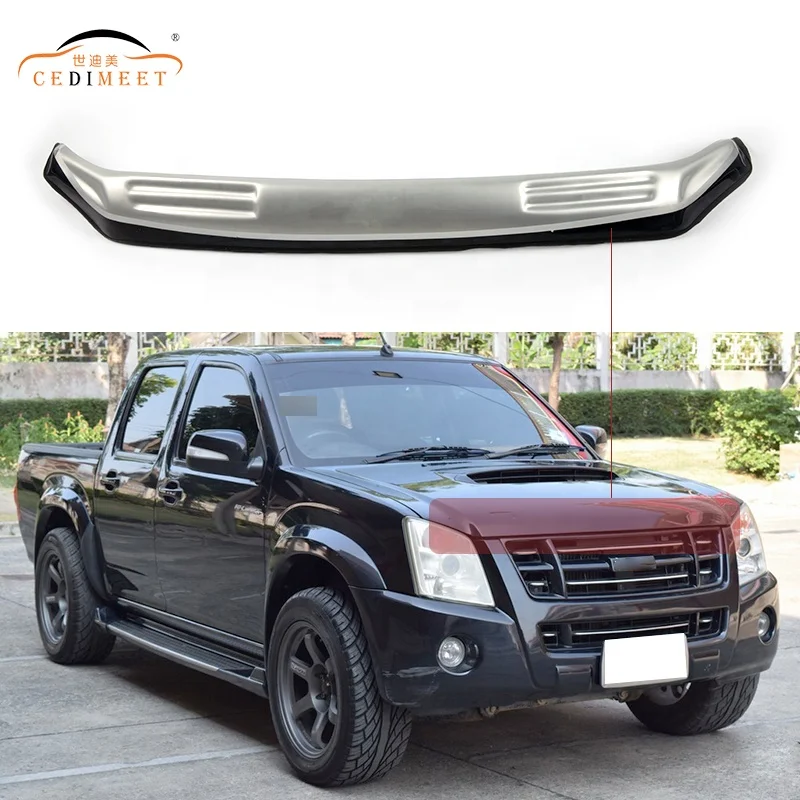 Auto parts Bonnet Guard Acrylic Hood Deflector Guard Dust Cover Exterior Accessories For Isuzu D-max 2007-2011