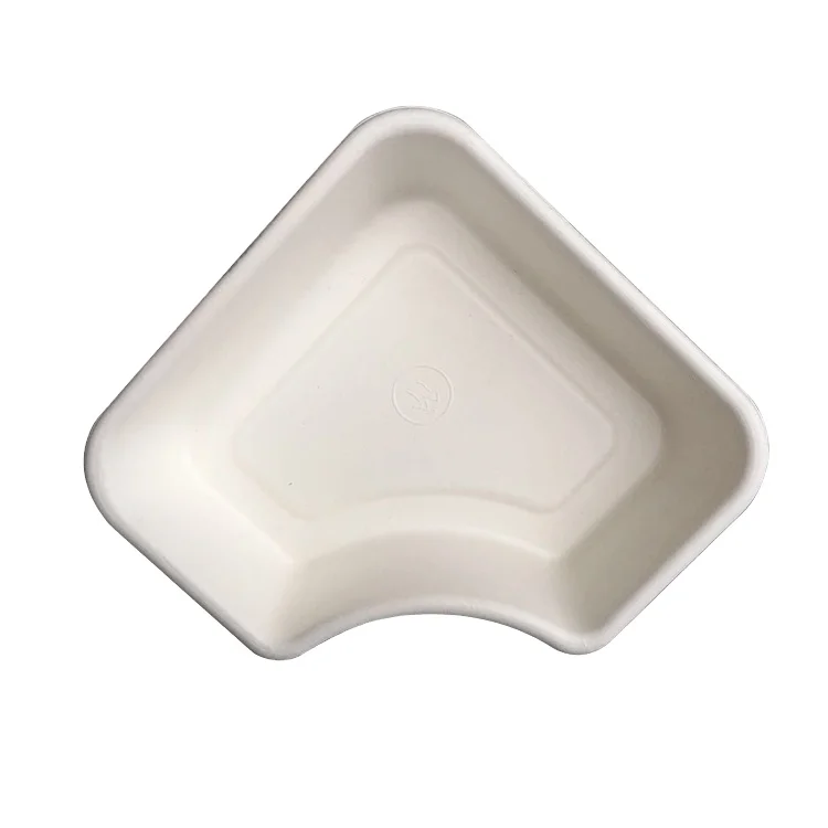 Low price biodegradable bagasse pulp food insert protective packaging manufacturer