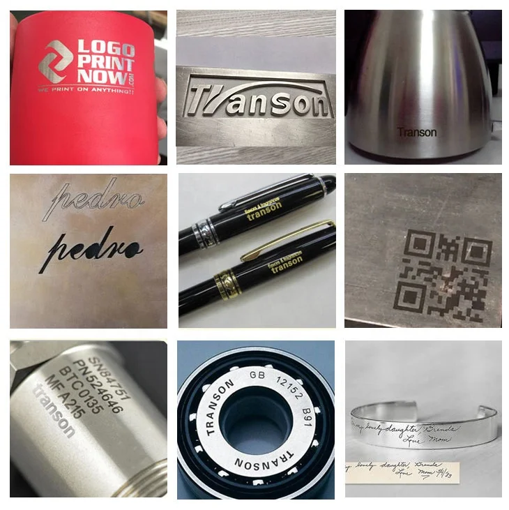 Portable Fiber Laser Metal Plastic Marking Machine 30w Fiber Laser Marking Machines Metal Engraving Machines