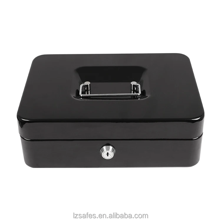 Наличный Ящик с лотком для денег и замком ключей стальной ящик