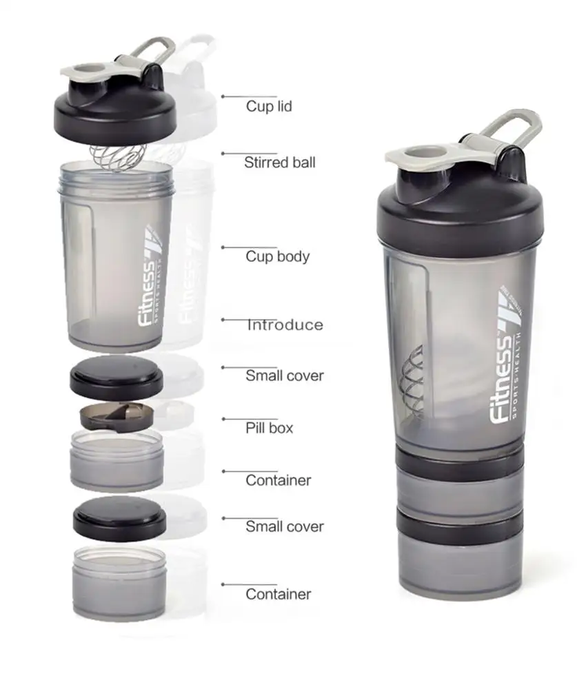 Wholesale 2021 Protein Shaker Bottles OEM Private Label Cheap Gym Shaker Protein Bottle
