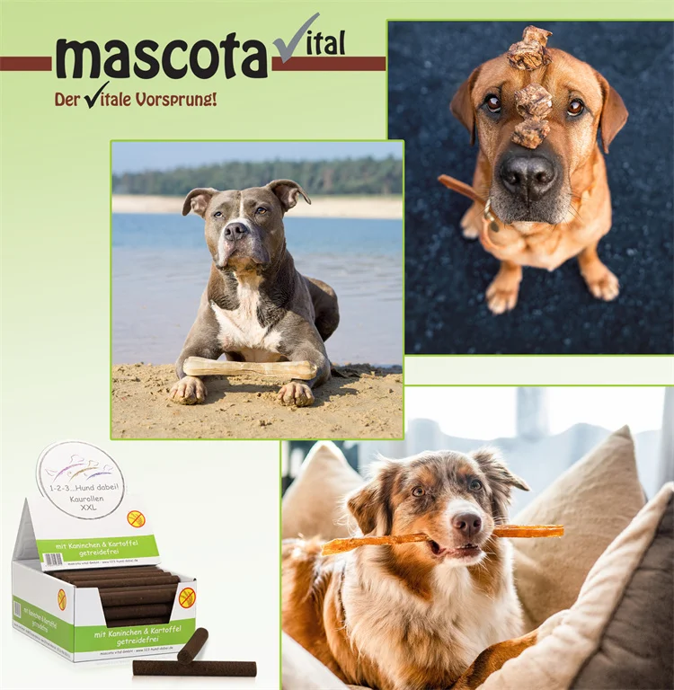 Made In Germany Customized Premium Ingredients 100% Natural Chewing Sticks With At Least 4% Rabbit