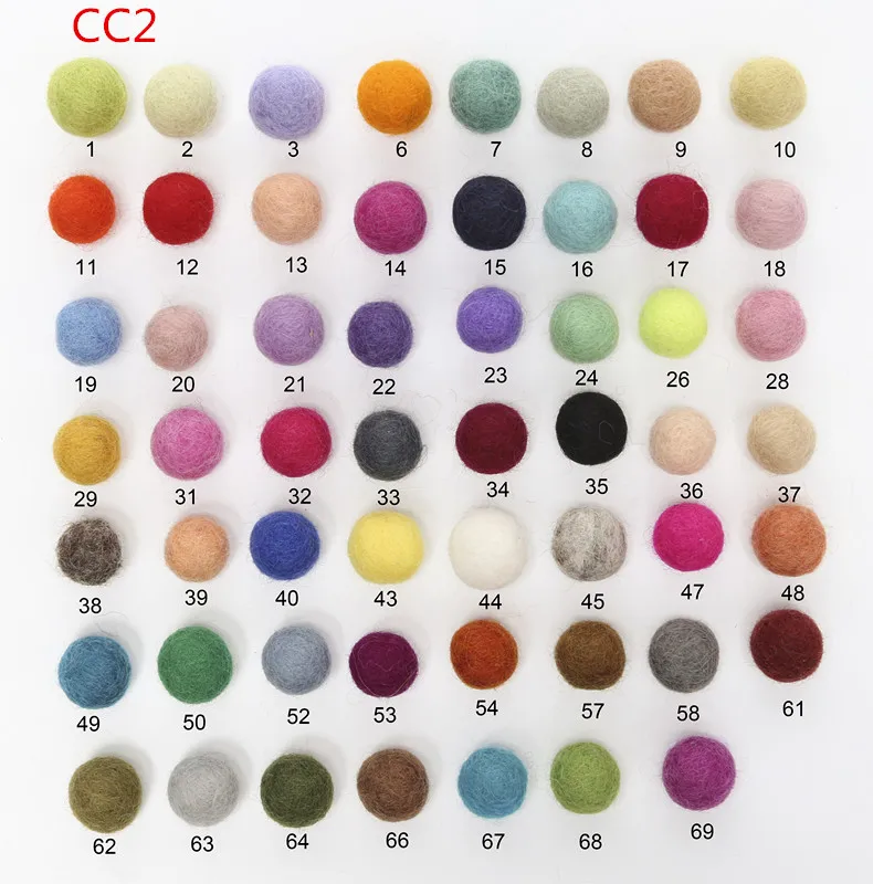 
diy 3cm felt wool dryer ball organic nepal wool felt balls 2 cm 