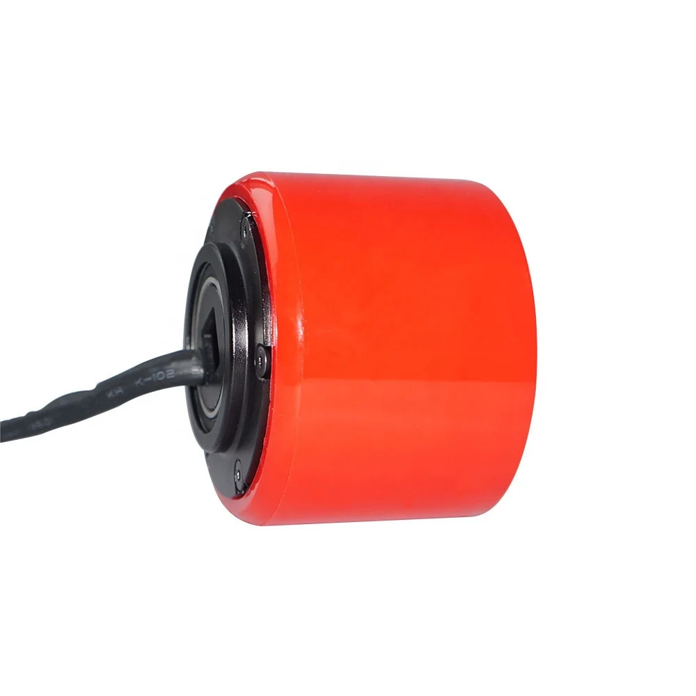 Maytech 7052 60KV  70mm Hub Motor with Red PU Tyre for Electric Longboard Esk8 with Hall Sensor Brushless Drive Motor