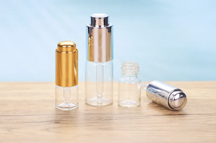 Idealpak Manufacturer Wholesale Custom Medical 15 ml Essential Oil Glass Vial for Sale with Press Dropper Cap