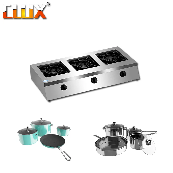 
powerful gas stove restaurant equipment gas stove 3 burner gas cooker 