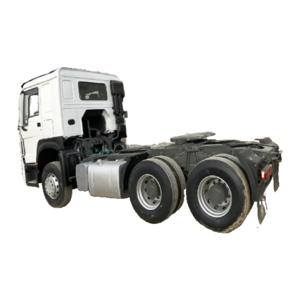 Use tractor trucks to sell 2-hand Howo dump trucks 4 * 2
