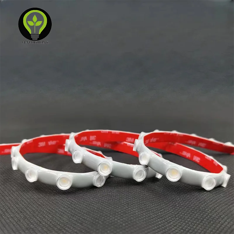 Optical TPU Flexible Wall Washer LED Strip Light LS-1008B 56leds/m IP62 Waterproof mono color or Dual CCT beam angle 30 degree
