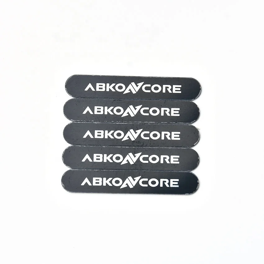 Wholesale Custom Logo Sticker Self-Adhesive Trademark PC Headset Side Nameplate Metal Printing Product