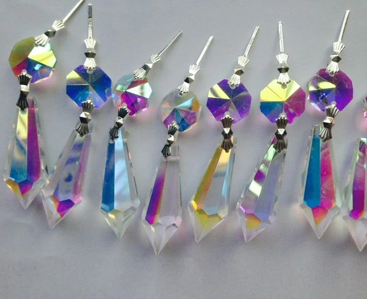 Ab crystal chandelier icicle prisms MH-12794