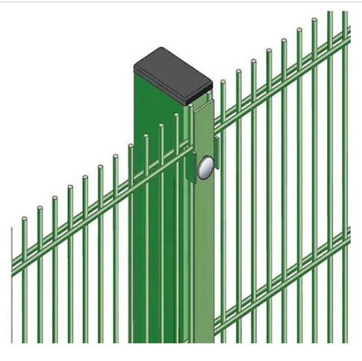 high quality 2D Double Wire Fence  656 868 Mesh Fence Panel powder coated