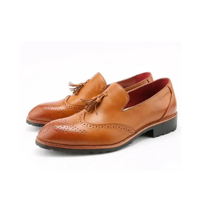 New arrivals men business dress shoes wholesale casual genuine leather shoes gentleman pointed fashion Oxfords shoes