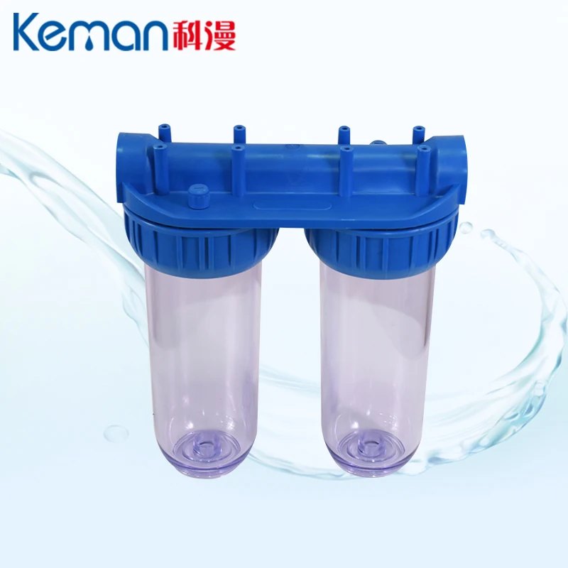 
 Двухступенчатый фильтр для домашней системы очистки воды  