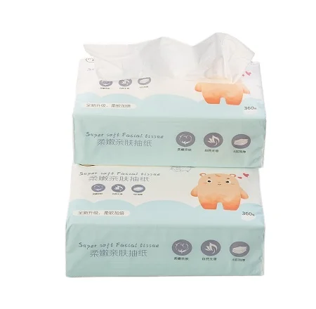 Virgin Wood Pulp Soft Factory Price Facial Tissue Paper facial tissue soft pack