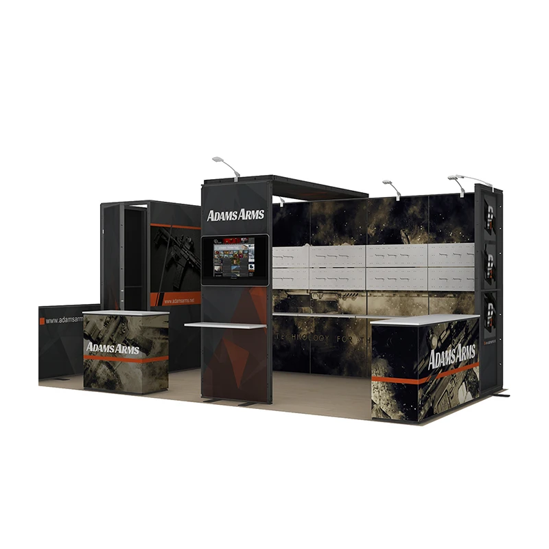10 x 20 20x20 LuBan DIY Modular custom logo exhibition booth