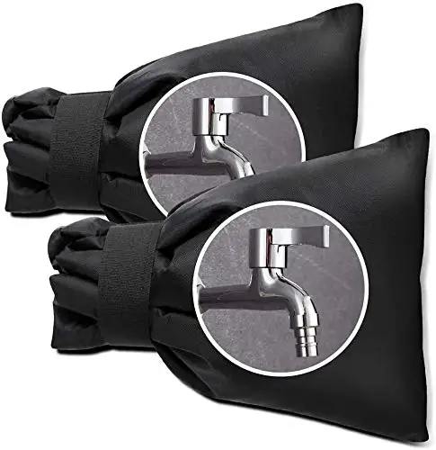 Thickened oxford cloth outdoor courtyard winter rain and snow resistant tear resistance low temperature faucet protection cover