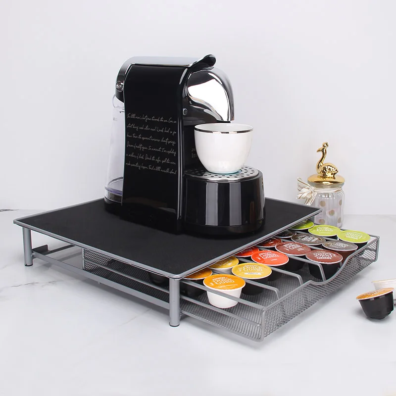 Wholesale Kitchen Standing Type 36pcs Dolce Gusto Coffee Pod Storage Drawer
