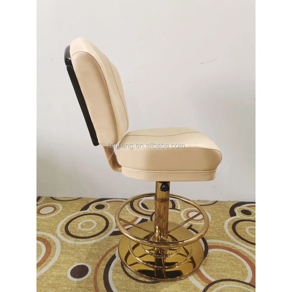 metal leg fixed casino chair  swivel seating for casino slot machine used