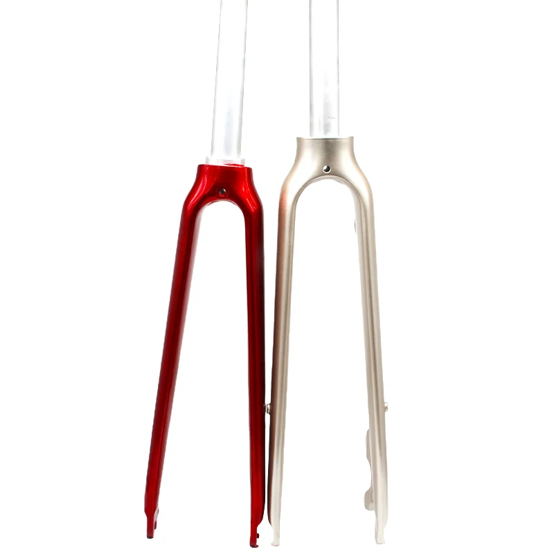 Full carbon fiber road front Fork 700C spinal canal front fork Integrated molding cycling race carbon fork