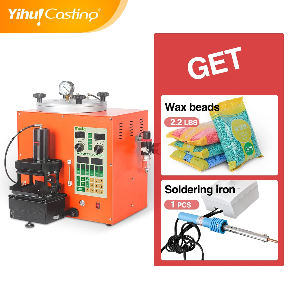 Digital Vacuum Wax Injector  wax mold injection machine jewelry equipment and machines